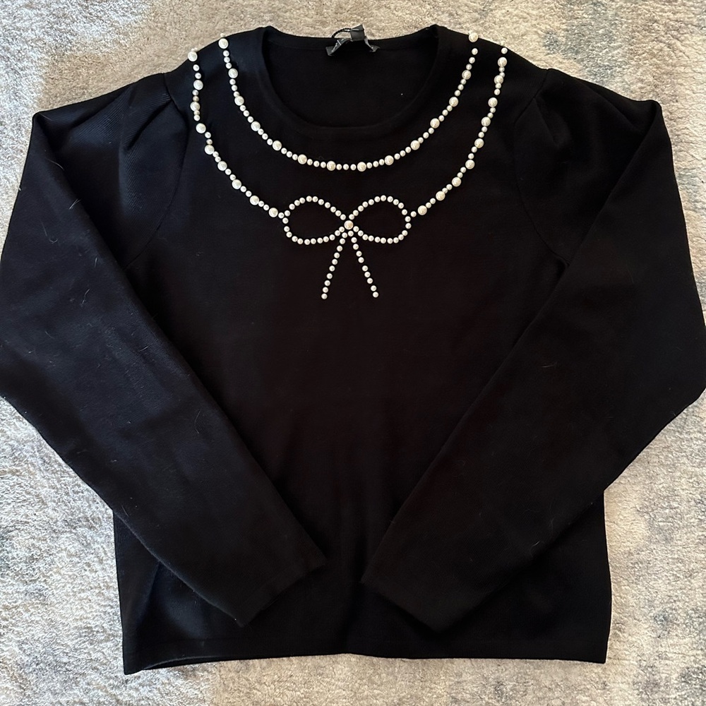 Pearl Embellished Sweater